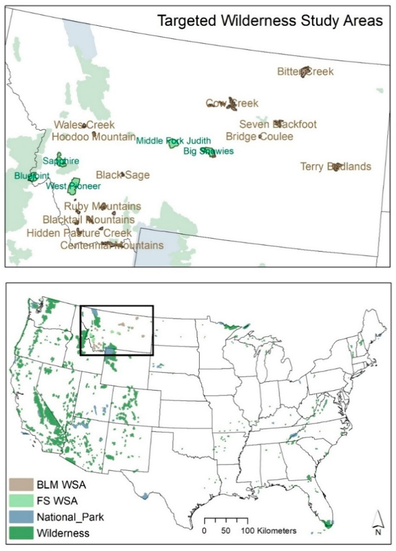 Montana Wilderness Study Areas 