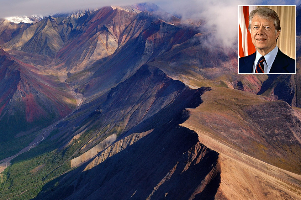 Wrangell-St. Elias National Park, first protected as a national monument in Alaska by President Jimmy Carter in 1978