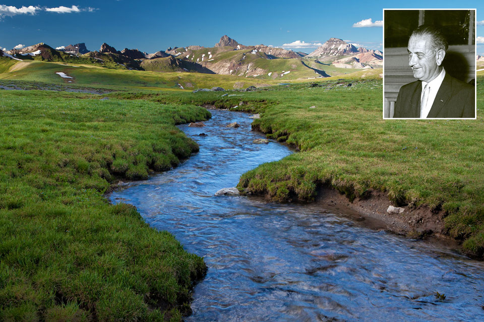 Lyndon B. Johnson’s signing of the Wilderness Act in 1964 established the national wilderness system through which we still protect exceptional wild places. like Colorado’s Uncompahgre Wilderness