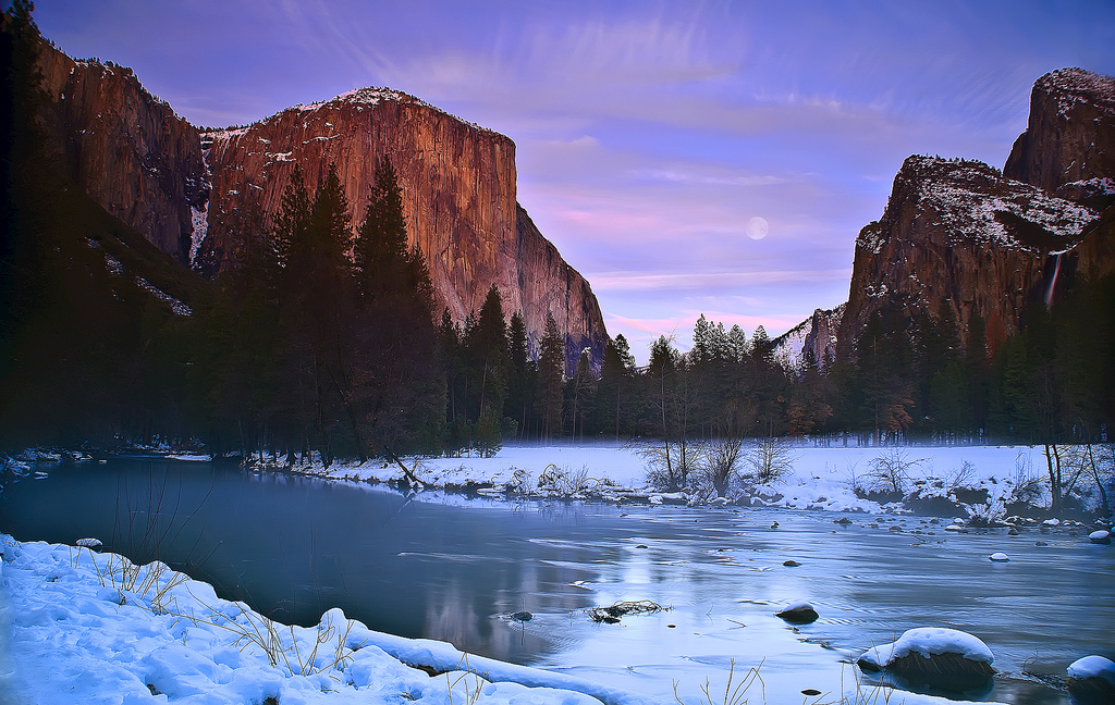 Winter in Yosemite National Park, CA