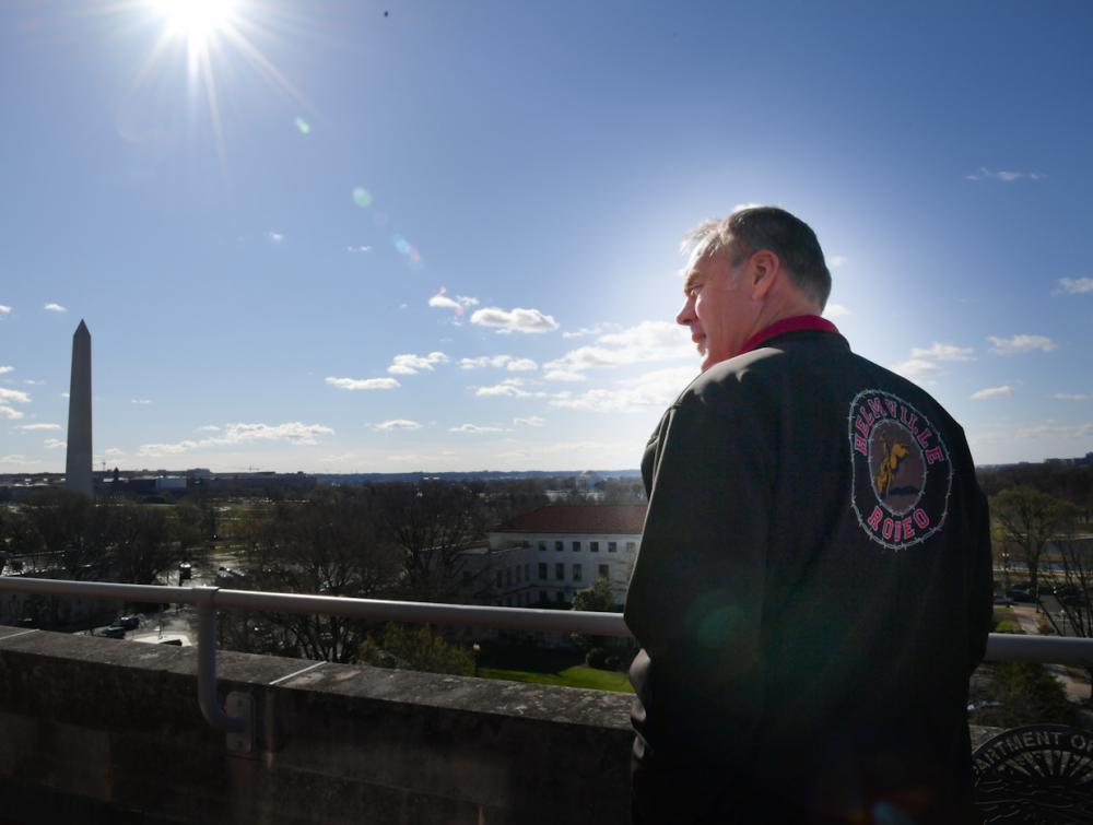 Outgoing Interior Secretary Ryan Zinke