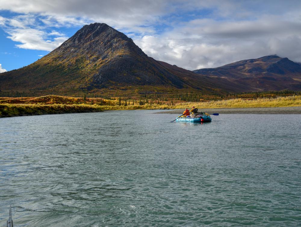 Image of river rafters in the Arctic National Wildlife Refuge.
