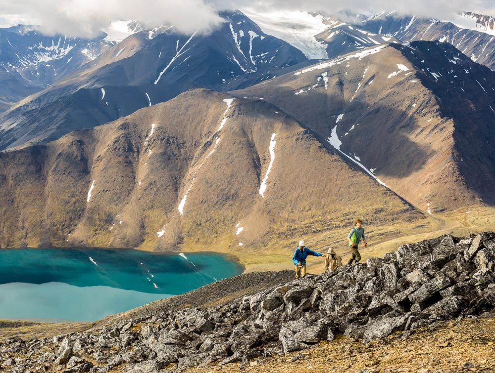 Hiking in Arctic National Wildlife Refuge, AK