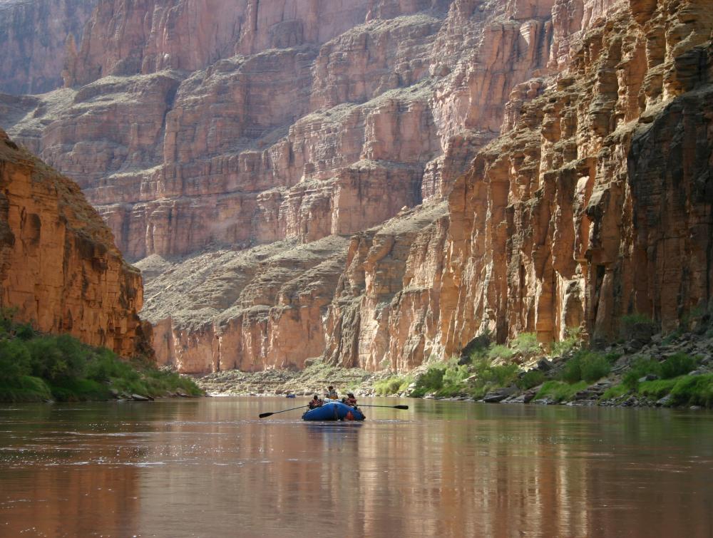 Rafting through the Grand Canyon, Arizona