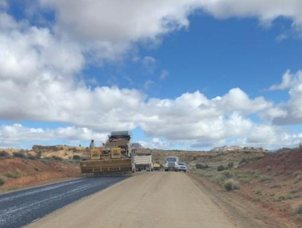 Paving of Burr Trail road