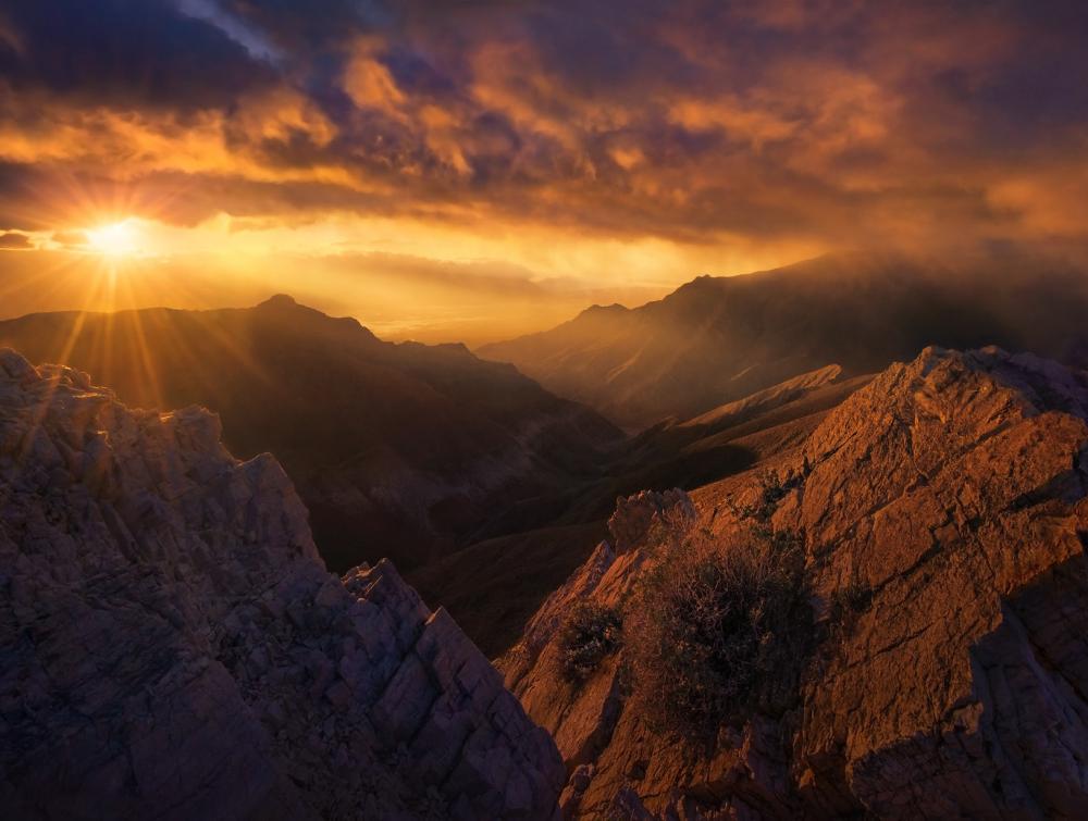 Sunset in Death Valley National Park, CA