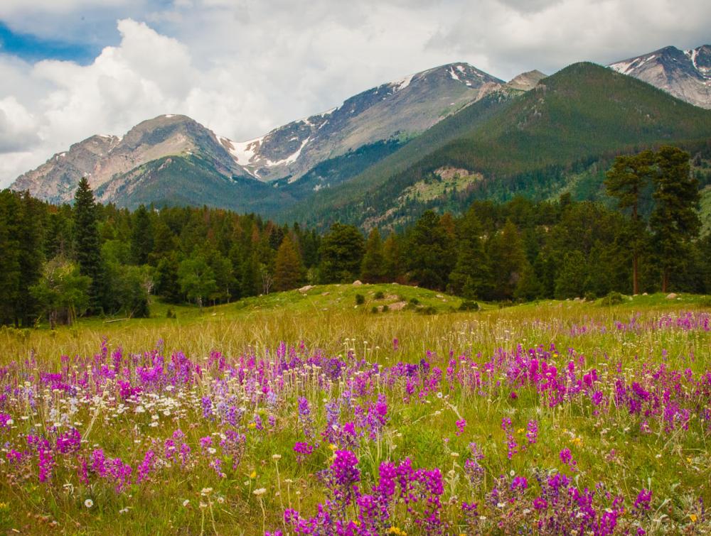 Rocky Mountain National Park, CO, scenic panorama
