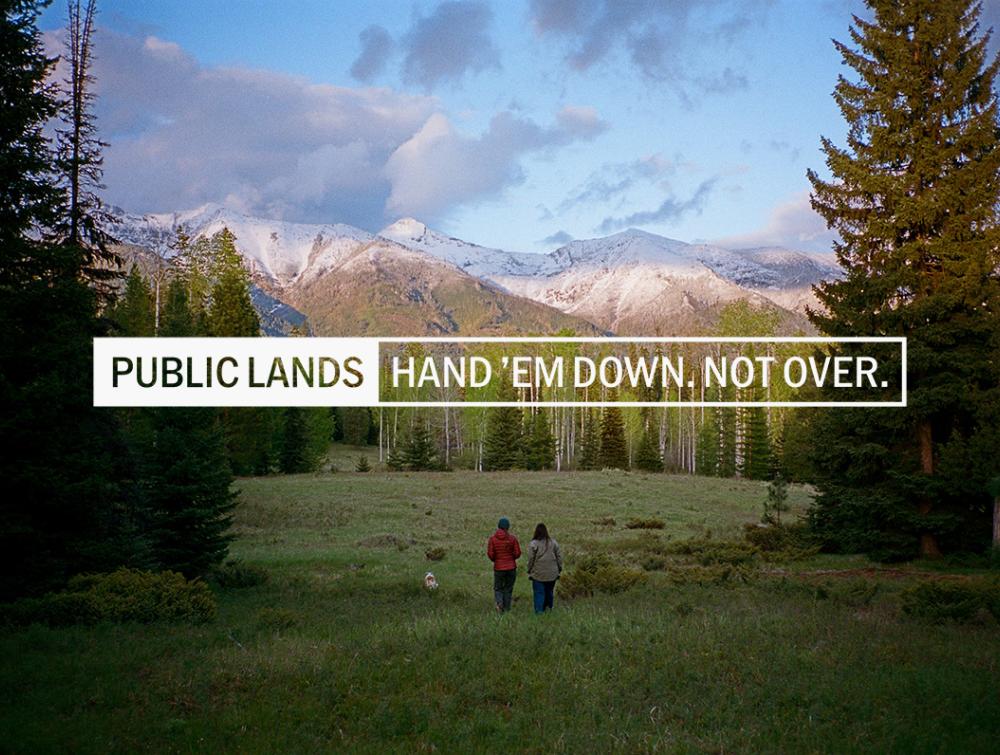 A valley with people and the Hand 