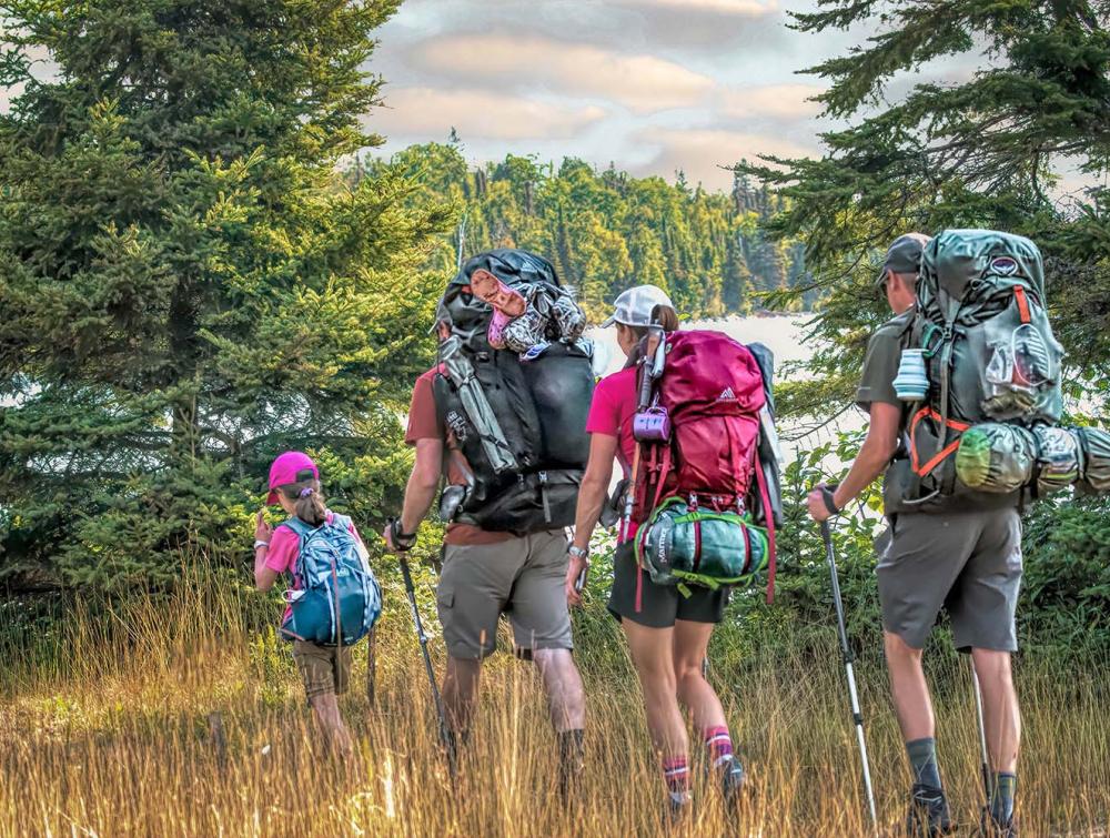 family backpacking