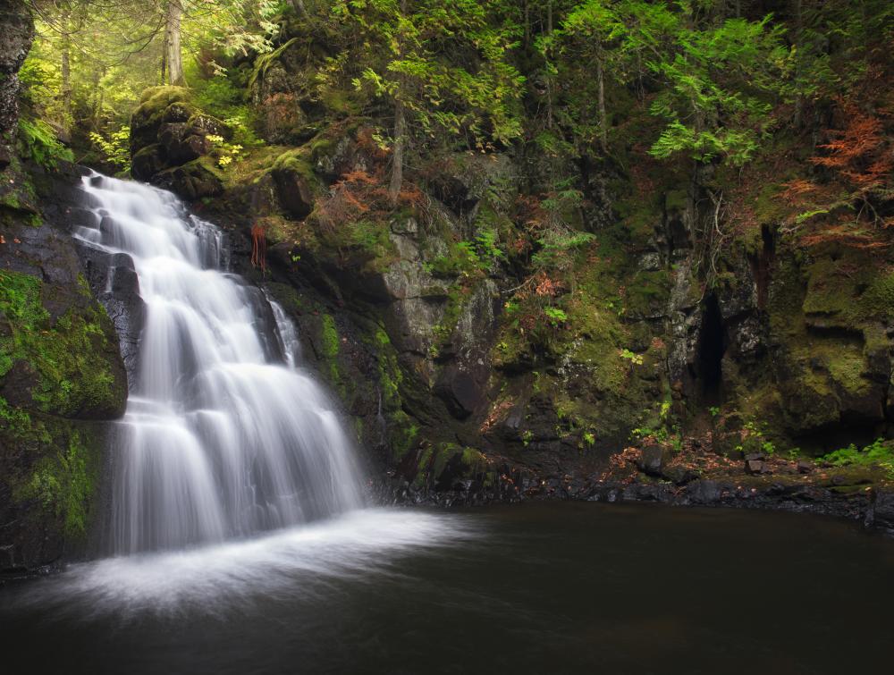 Fairyland Falls in the Boundary Waters