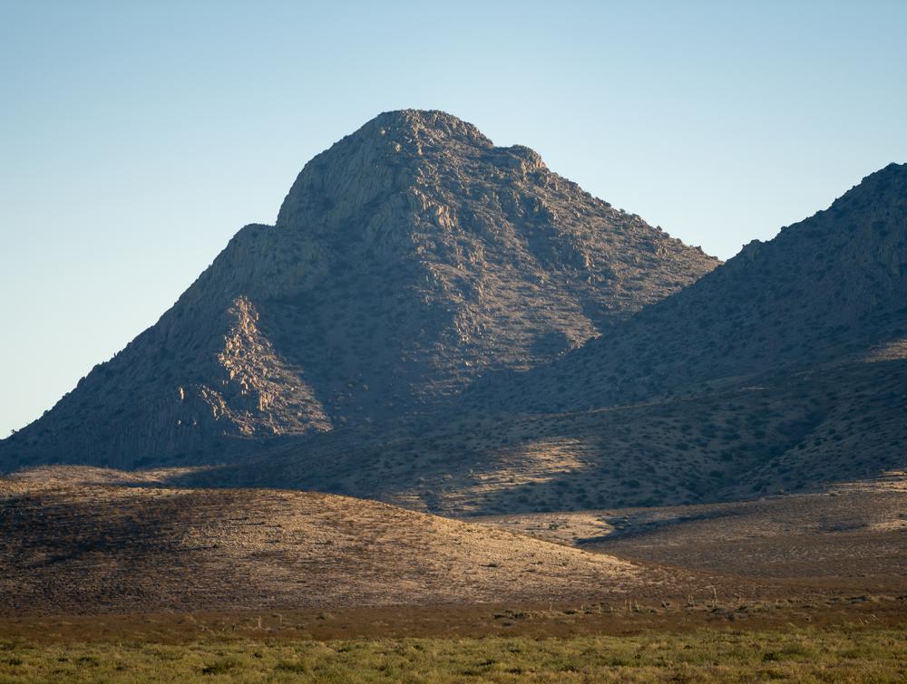 A view of the Tres Hermanas Mountains in the proposed Mimbres Peaks National Monument.