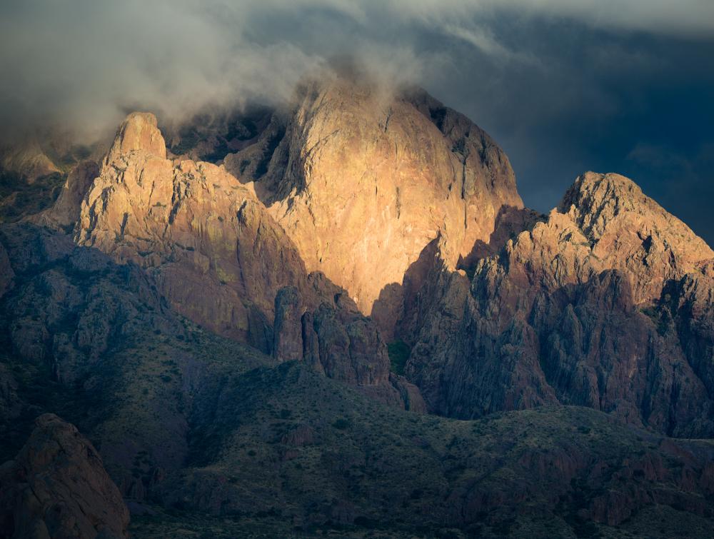 Large, rocky mountain, New Mexico