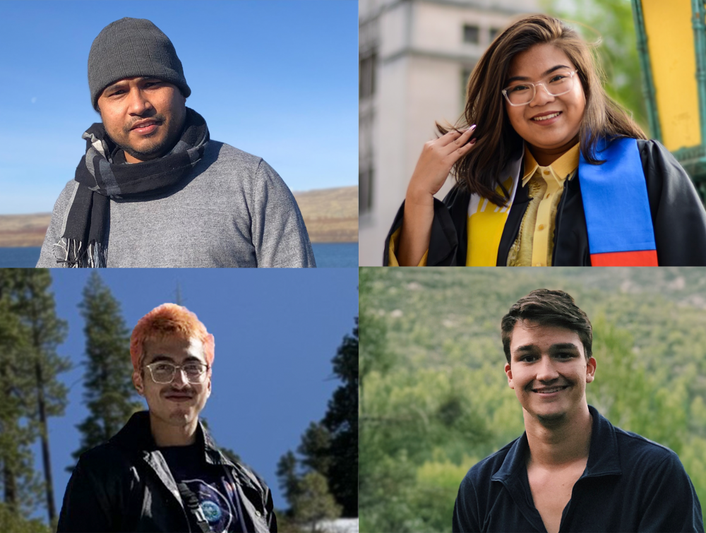 Photos of all four outdoor equity video participants