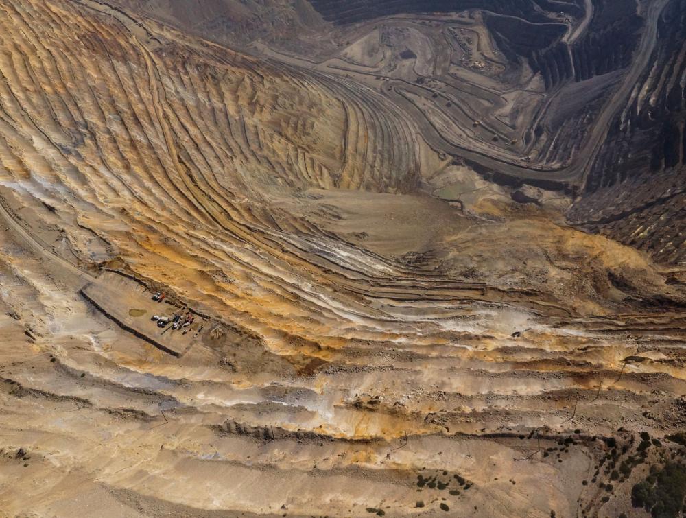 Open pit mine