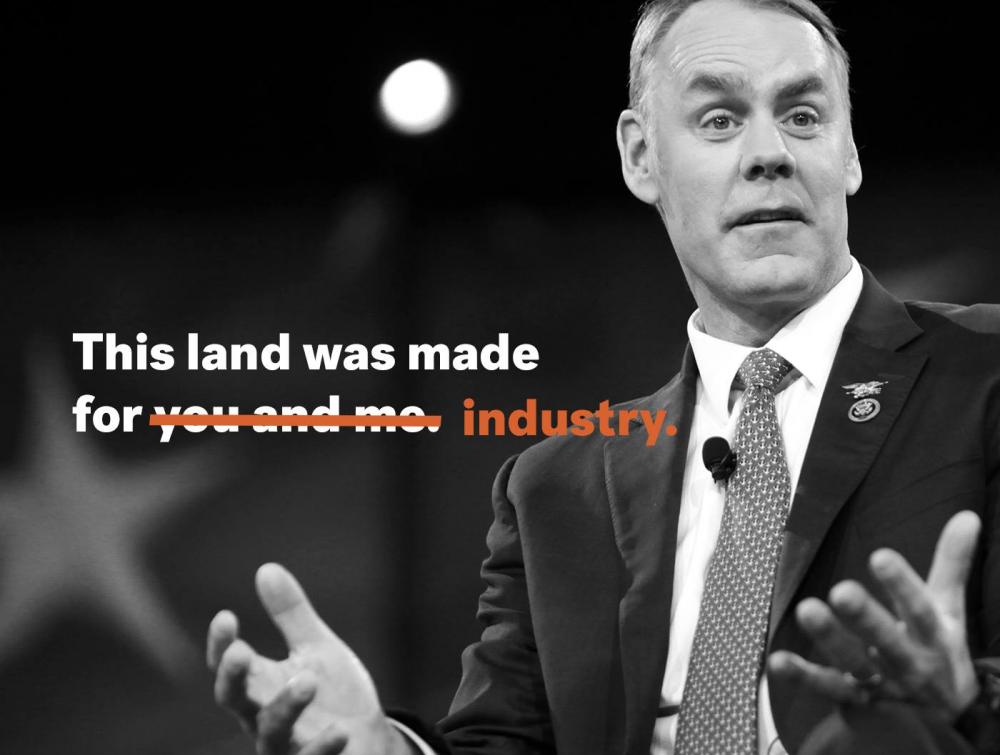 Secretary Zinke Graphic