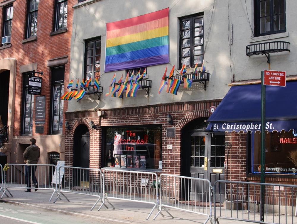 Street view of the Stonewall Inn in New York City