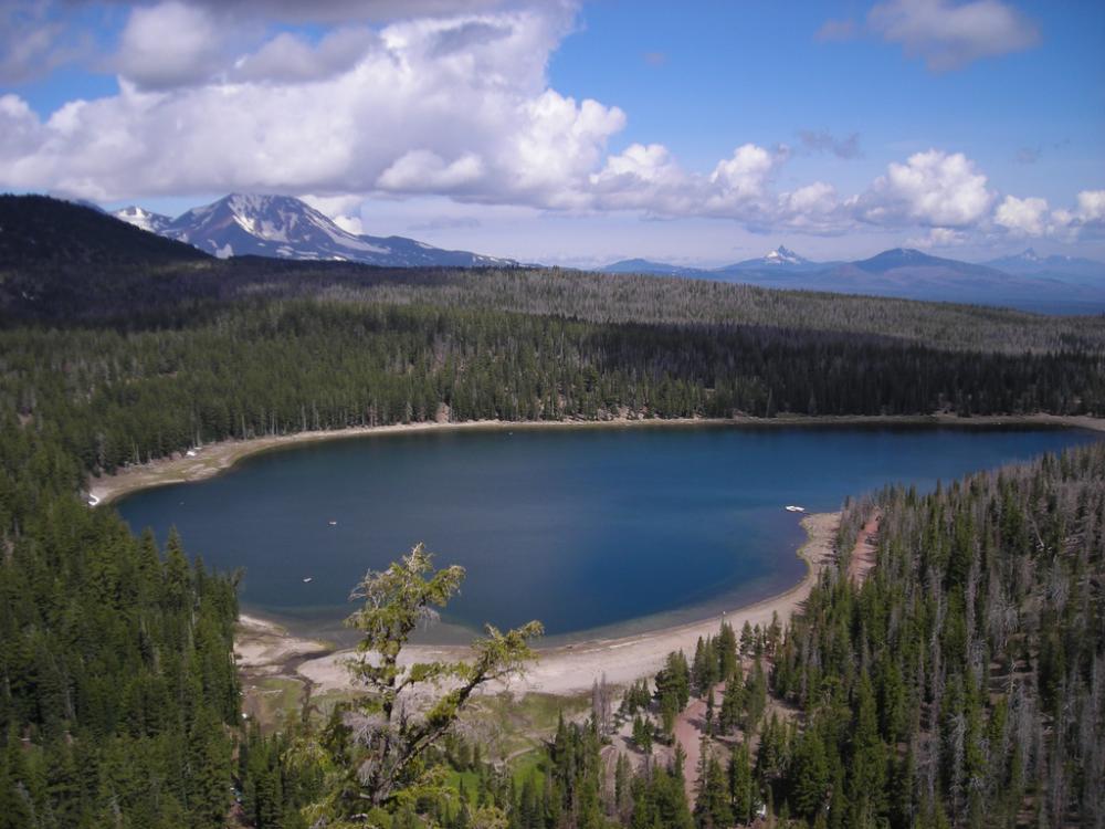 Three Creek Lake, Oregon.