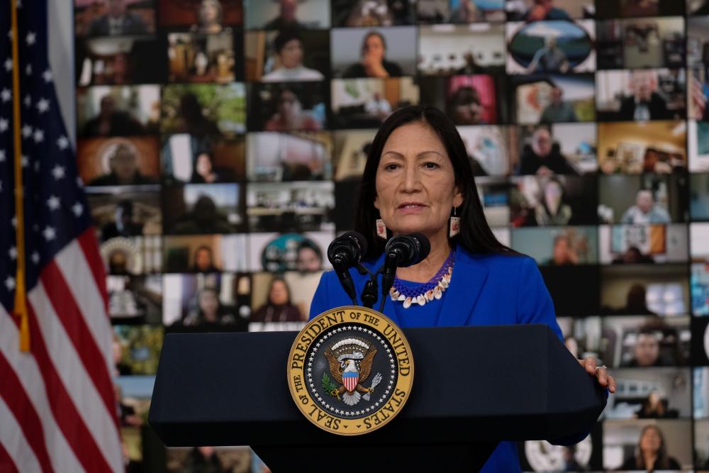 Sec Haaland speaks at White House Tribal Nations Summit