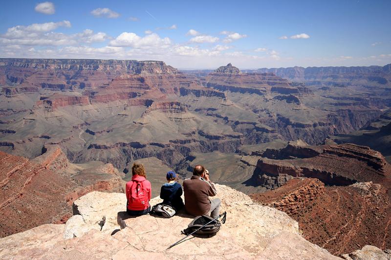 Family at Grand Canyon National Park, Arizona