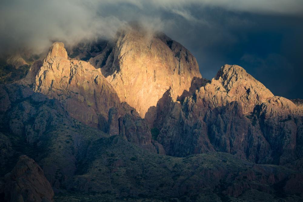 Large, rocky mountain, New Mexico