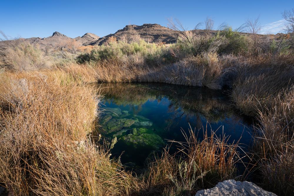 water in a desert