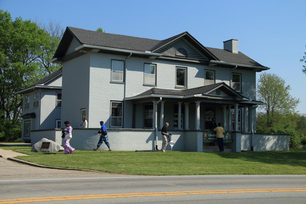 Building on the grounds of Charles Young Buffalo Soldiers National Monument, Ohio