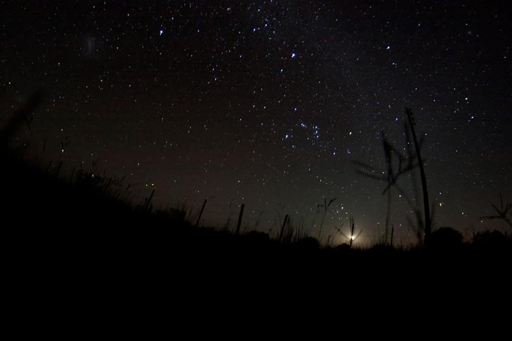 Stars at Chaco Canyon National Park in New Mexico