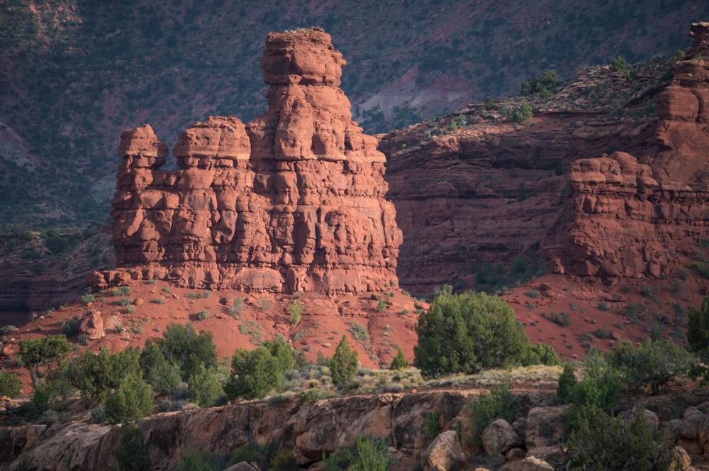 Rock formation near White Canyon in Bears Ears National Monument, Utah