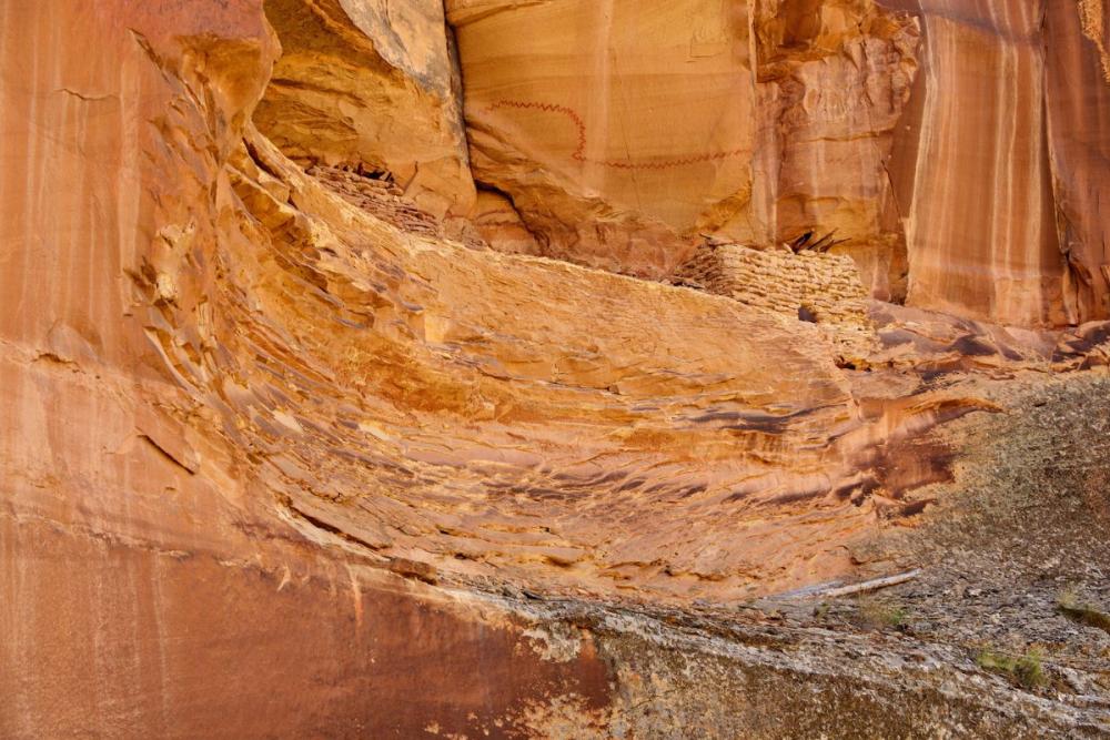 An ancient cliff dwelling