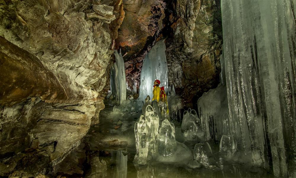 Crystal Ice Cave at Lava Beds National Monument