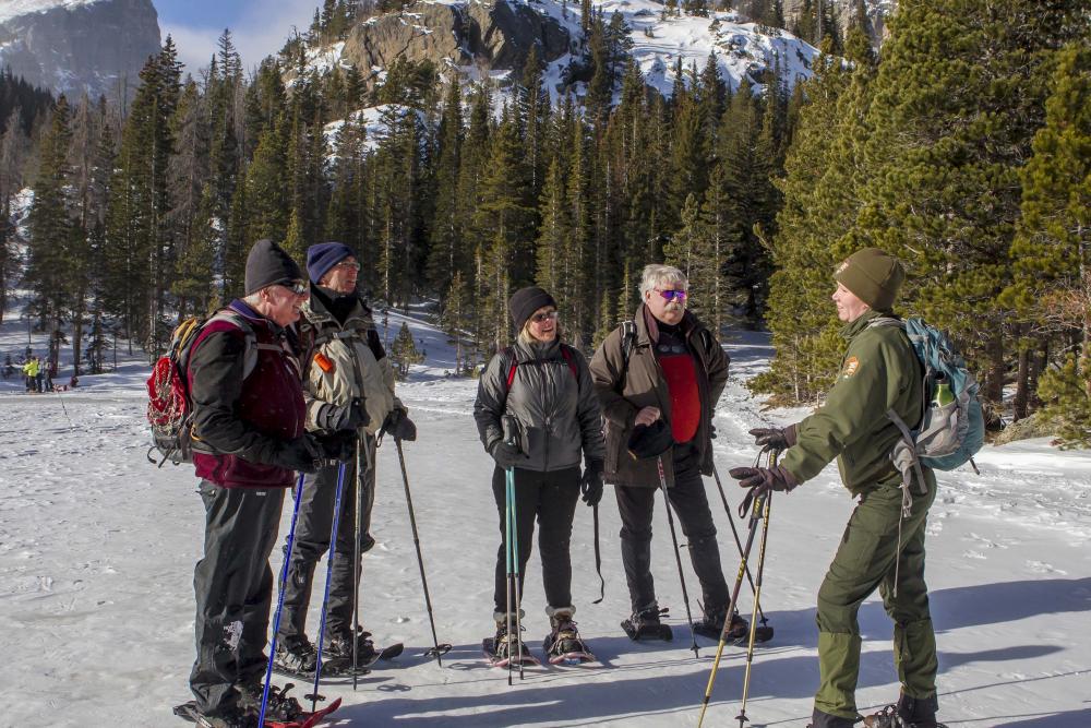 Ranger-led snowshoe tour 