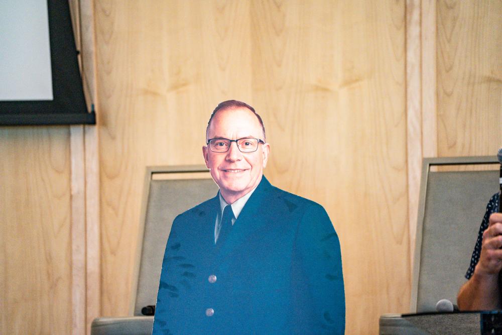 USFS Chief Schultz cardboard cutout