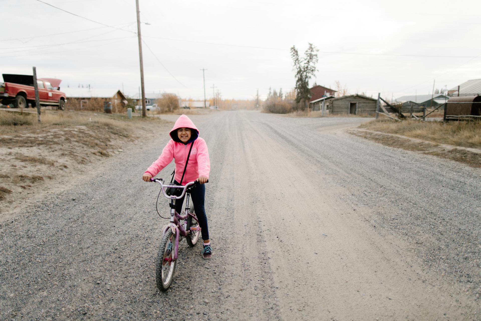 Gwich'in youth in Fort Yukon 