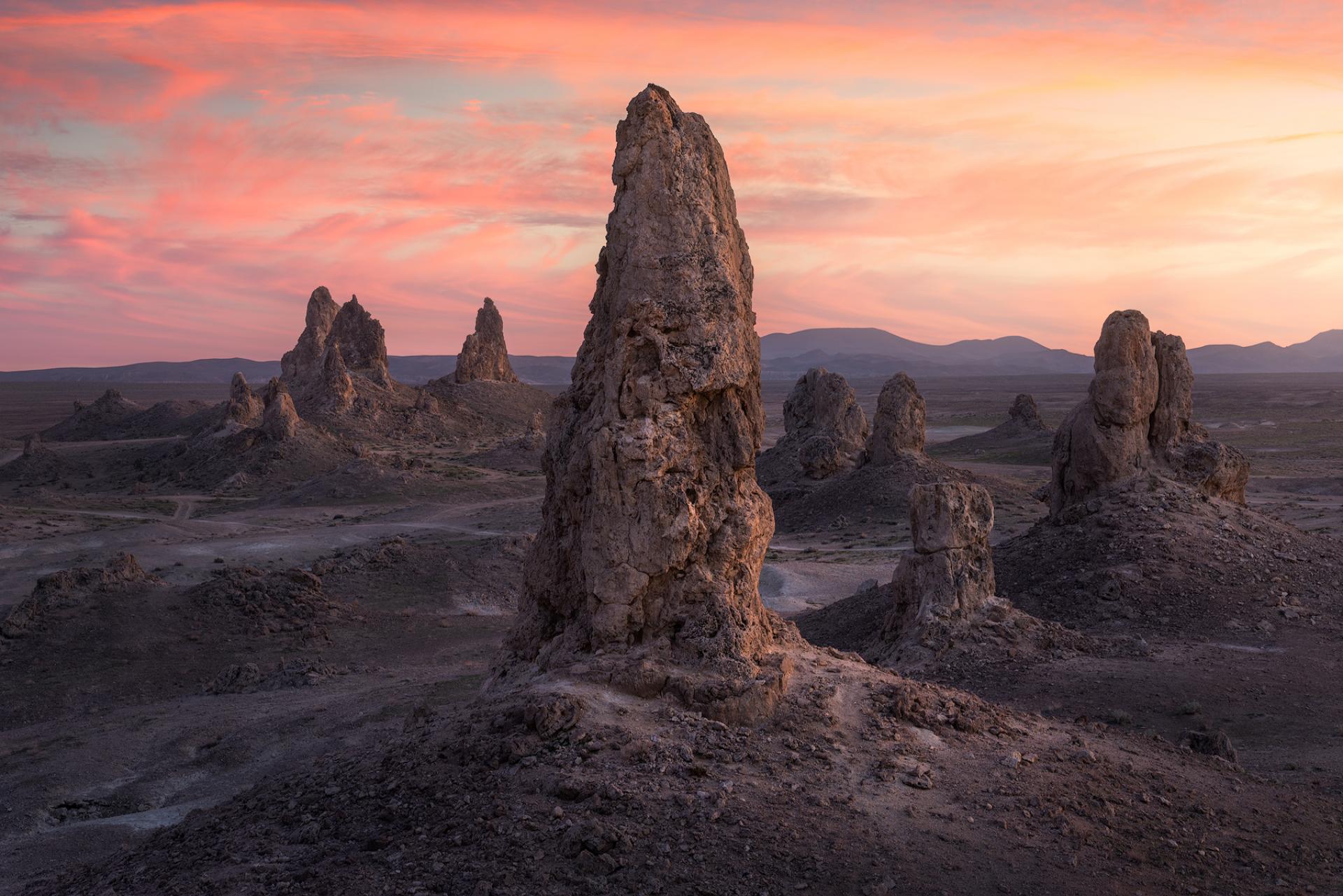 Trona Pinnacles, California.