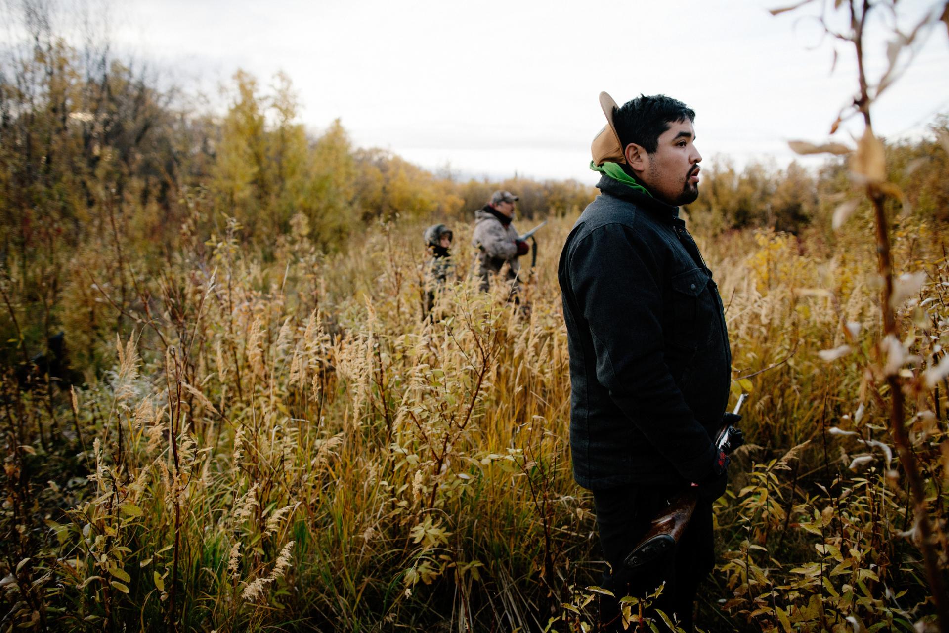 Hunting near Fort Yukon 