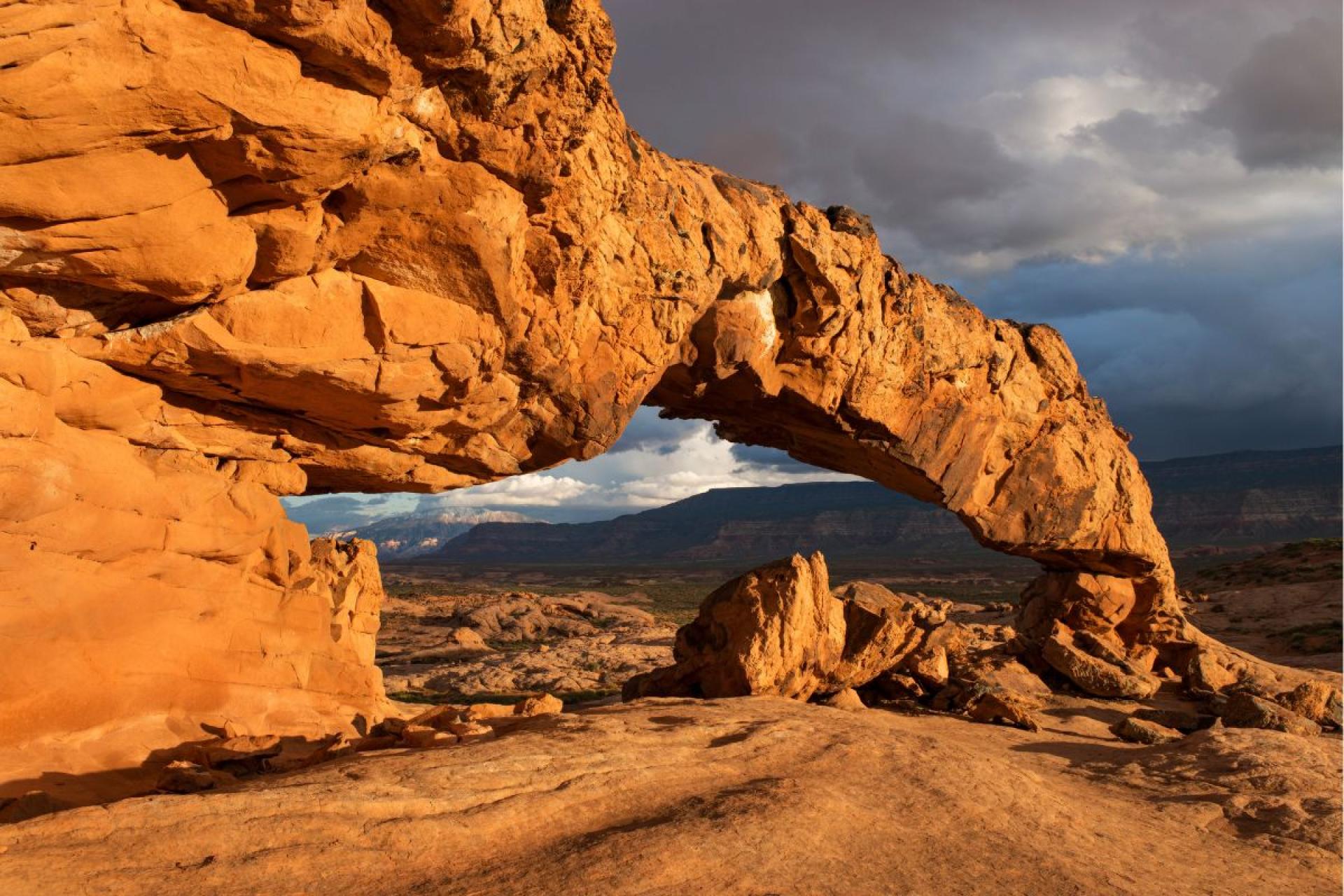 A natural arch at Grand Staircase-Escalante