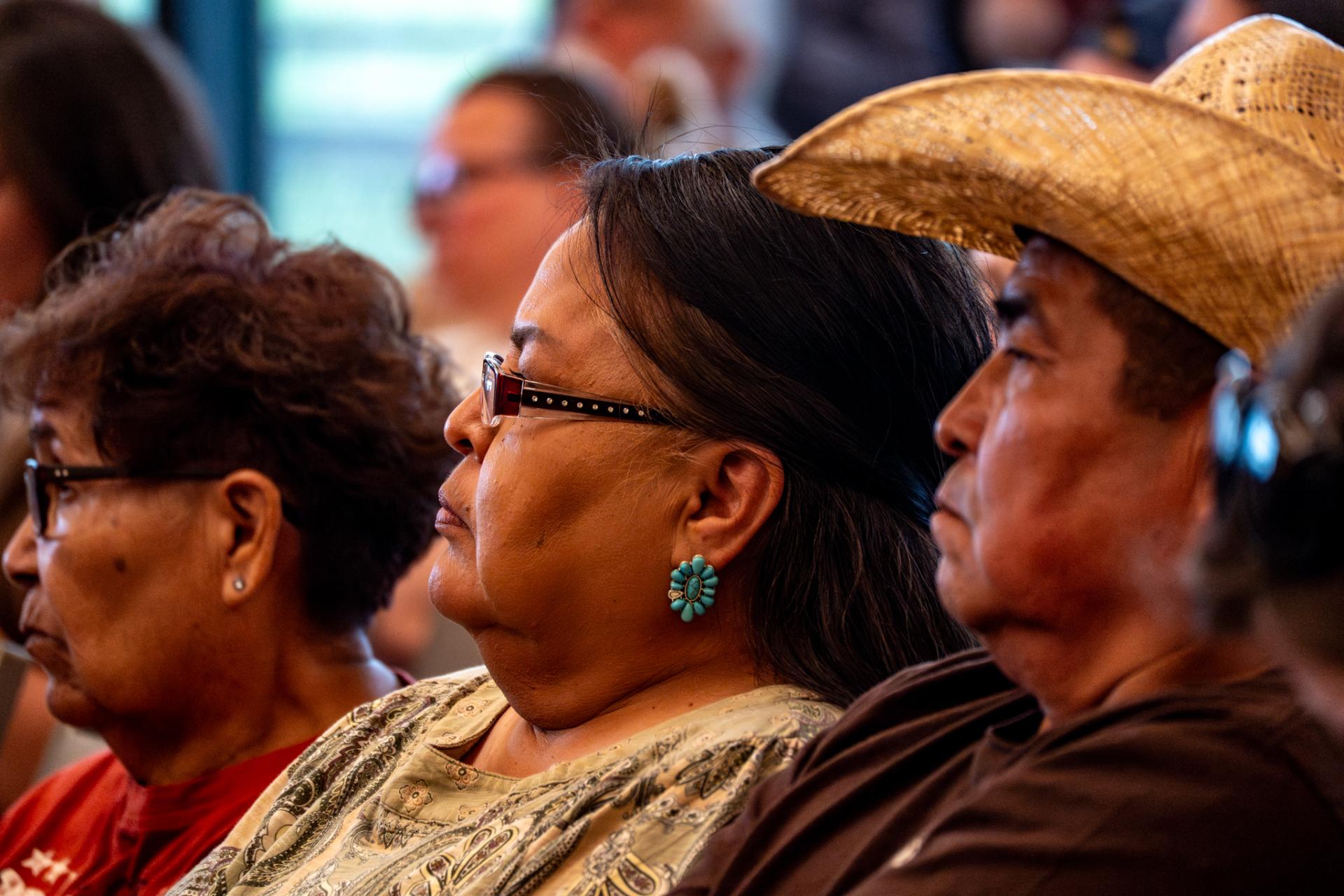 Elders in the audience at the SLC Roadless town hall