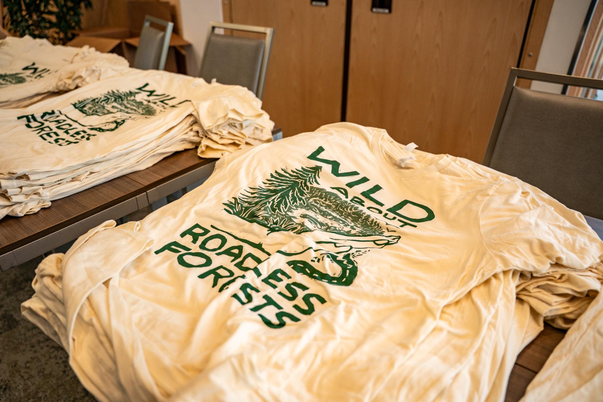 "Wild About Roadless Forests" t-shirt