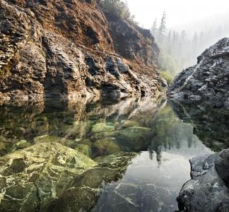 Clear Creek in the Siskiyou Wilderness, California