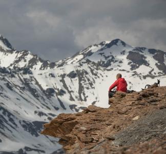 Snowy mountains in Arctic National Wildlife Refuge, Alaska