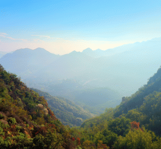 Pollution in the Santa Monica Mountains.