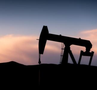 Oil rig in Pawnee National Grassland, CO