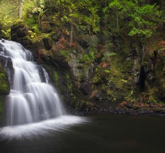Fairyland Falls in the Boundary Waters