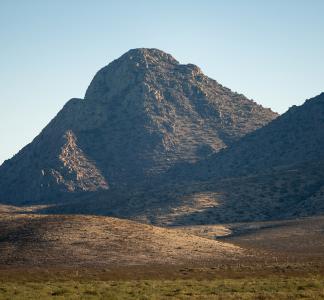A view of the Tres Hermanas Mountains in the proposed Mimbres Peaks National Monument.