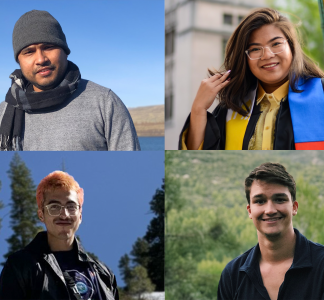 Photos of all four outdoor equity video participants