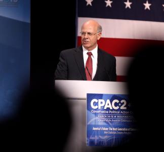 Former Congressman Steve Pearce of New Mexico speaking at the 2013 Conservative Political Action Conference (CPAC) in National Harbor, Maryland.