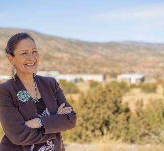 Former U.S. Secretary of the Interior Deb Haaland