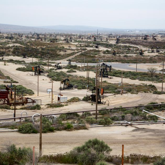 Oil and gas development in the San Joaquin Valley, California