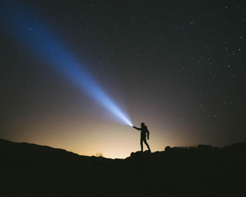 Night sky in Cleveland National Forest, California