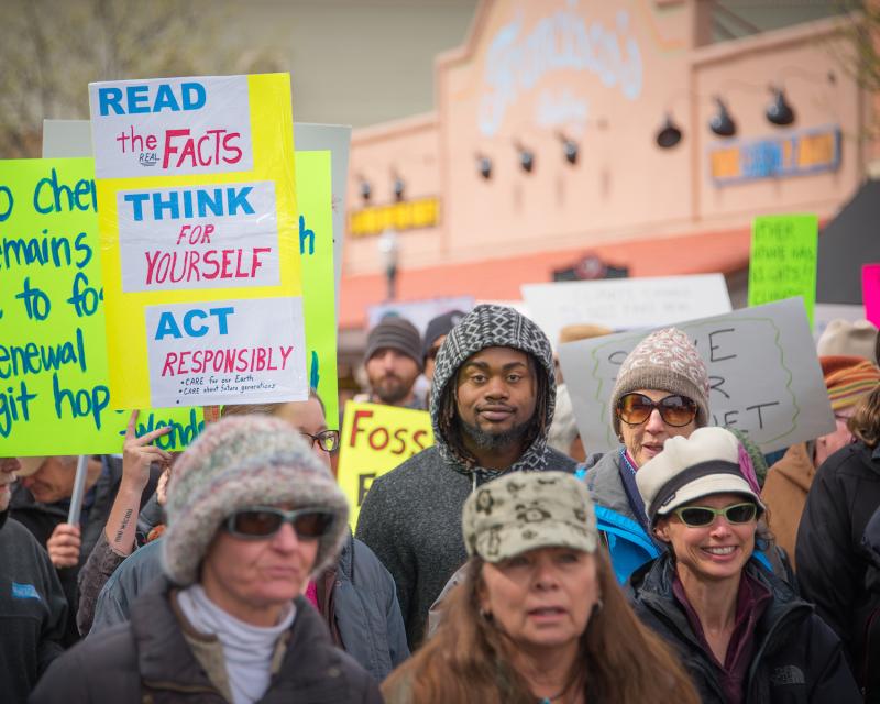 Climate March in Durango, Colorado.